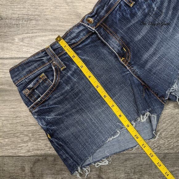 X2 Denim Laboratory Denim Shorts Size 6 (28) - Picture 4 of 5